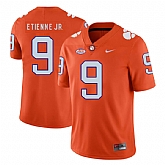 Clemson Tigers 9 Travis Etienne Jr. Orange Nike College Football Jersey Dzhi,baseball caps,new era cap wholesale,wholesale hats